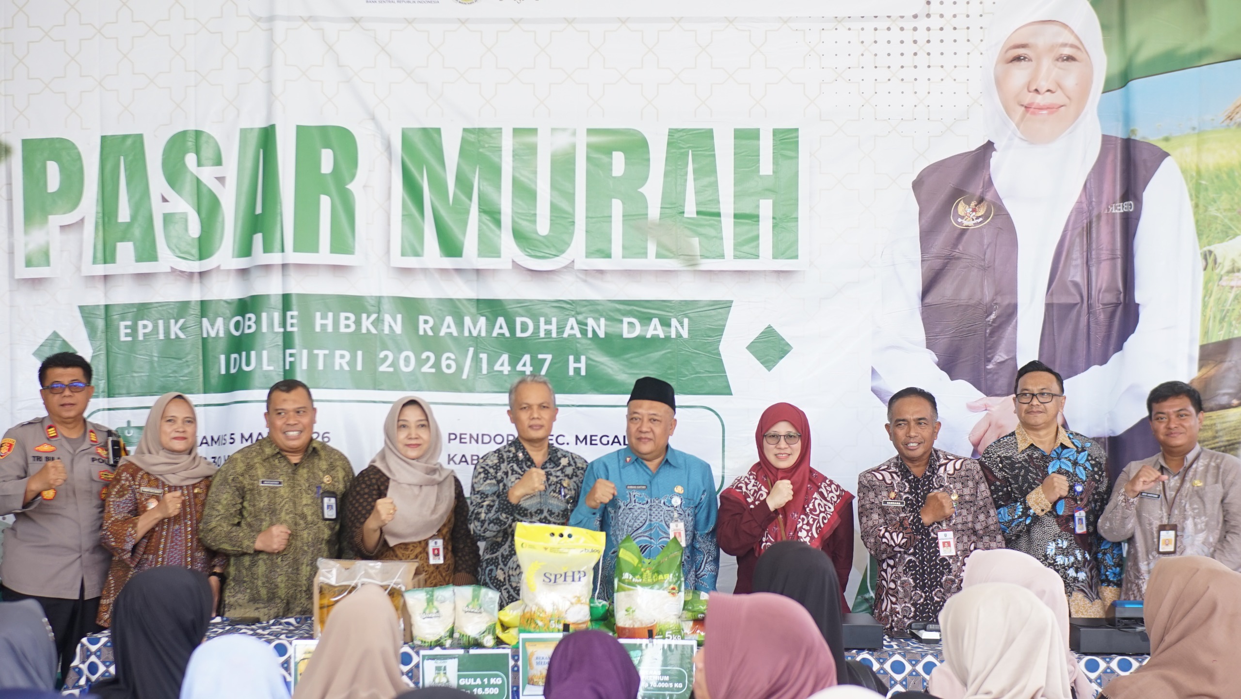 Pasar Murah EPIK Mobile di Megaluh Jombang Diserbu Warga, TPID Jaga Stabilitas Harga Jelang Idul Fitri 2026